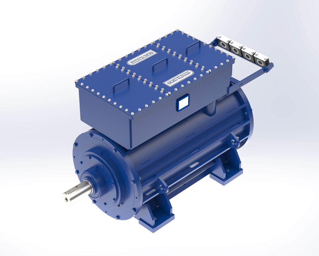 Permanent Magnet submersible motors up to 3200kW. Efficiency IE4